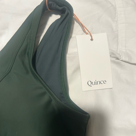 Quince Forest Green One-Piece Swimsuit - Picture 4 of 5